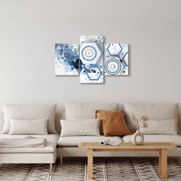 Slika - Geometrijska apstrakcija (90x60 cm)