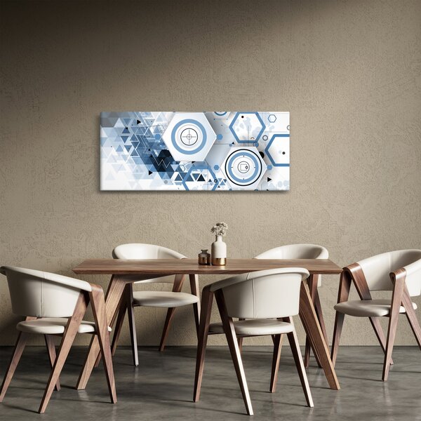 Slika - Geometrijska apstrakcija (120x50 cm)