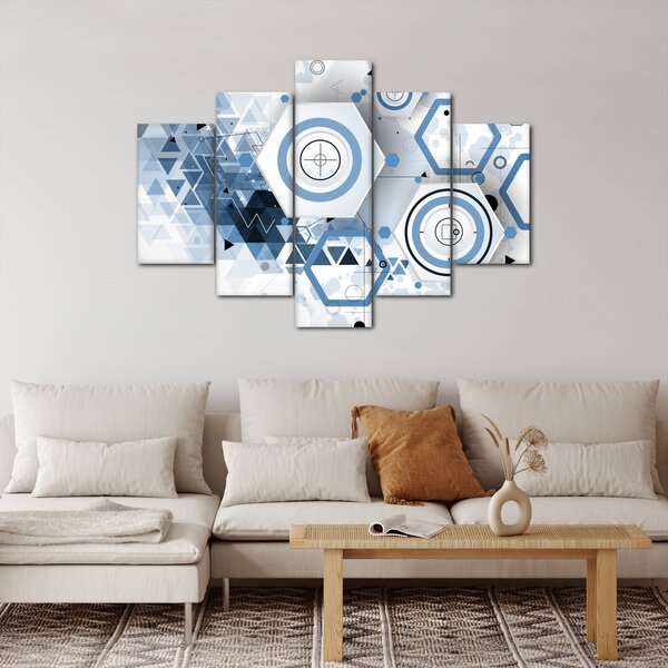 Slika - Geometrijska apstrakcija (150x105 cm)
