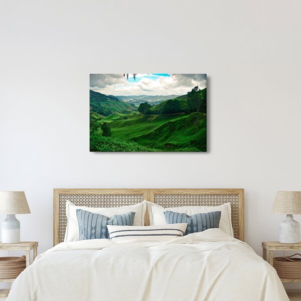 Slika - Plantaže čaja u Maleziji (90x60 cm)