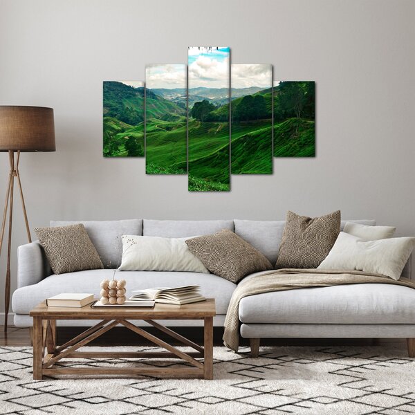 Slika - Plantaže čaja u Maleziji (150x105 cm)