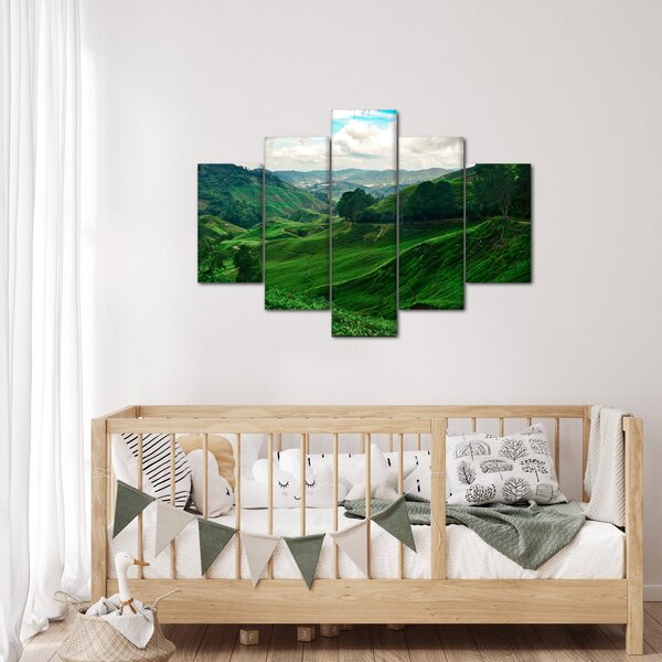 Slika - Plantaže čaja u Maleziji (150x105 cm)