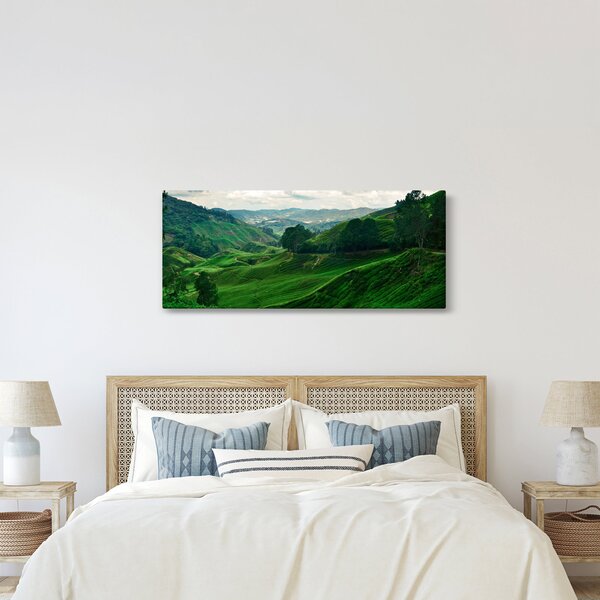 Slika - Plantaže čaja u Maleziji (120x50 cm)