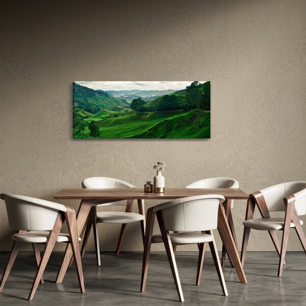 Slika - Plantaže čaja u Maleziji (120x50 cm)