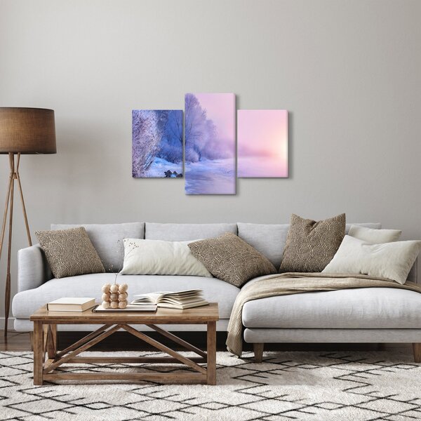 Slika - Smrznuta rijeka (90x60 cm)