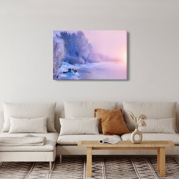 Slika - Smrznuta rijeka (90x60 cm)