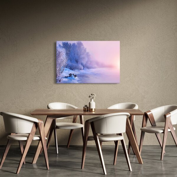 Slika - Smrznuta rijeka (90x60 cm)