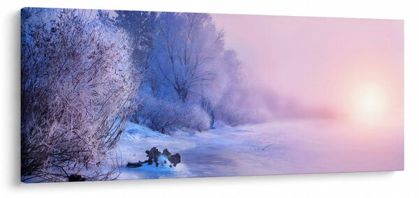 Slika - Smrznuta rijeka (120x50 cm)