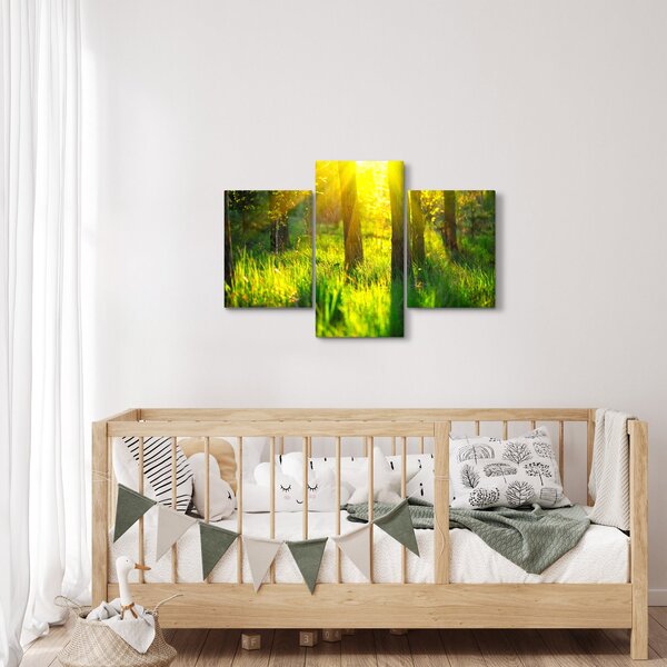 Slika - Proljetno buđenje šume (90x60 cm)