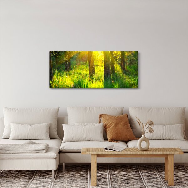 Slika - Proljetno buđenje šume (120x50 cm)