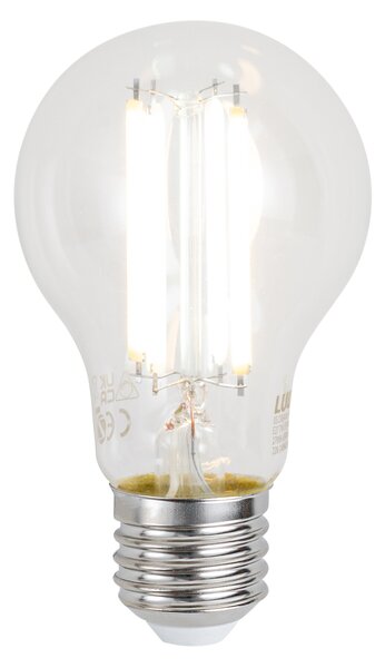 Pametna E27 prigušiva LED žarulja A60 prozirna 7W 806 lm 2700-6500K Zigbee