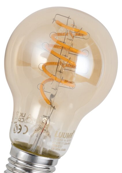 Set od 5 pametnih E27 prigušivih LED žarulja A60 Amber 4.9W 320 lm 2500K Zigbee
