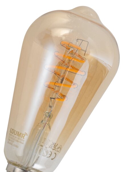 Set od 5 pametnih E27 prigušivih LED žarulja ST64 Amber 4.9W 320 lm 2500K Zigbee
