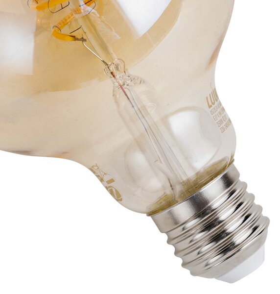 Set od 5 pametnih E27 prigušivih LED žarulja G95 Amber 4.9W 320 lm 2500K Zigbee
