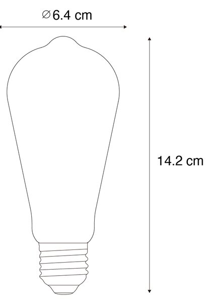 E27 prigušiva LED žarulja ST64 prozirna 7W 806 lm 2700-6500K Zigbee