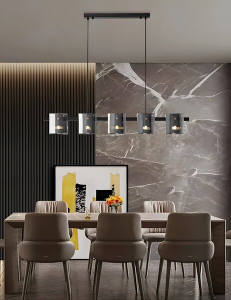 Stropni luster / zidni APP1706-5CP GREY G9