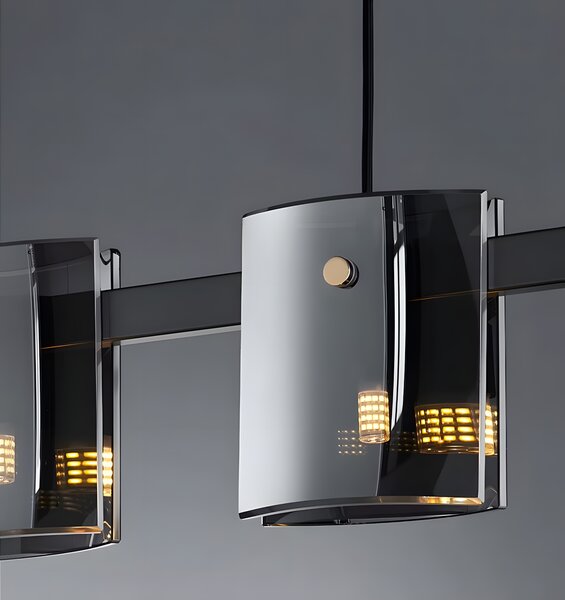 Stropni luster / zidni APP1706-5CP GREY G9