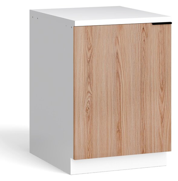 Blumfeldt WoodVista donji ormarić za sudoper, Robustan, Soft-Close ovjes, Aluminijske ručke