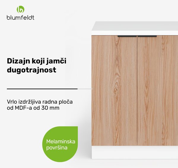 Blumfeldt WoodVista polica | Praktična podjela polica | Materijali jednostavni za održavanje | Prostor za pohranu