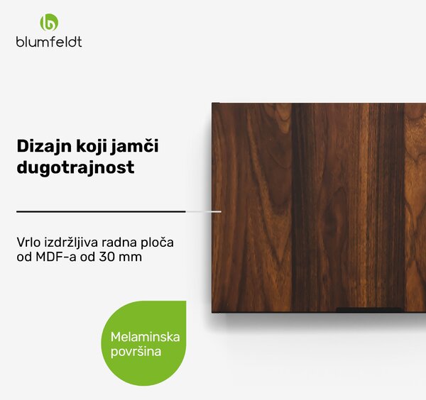 Blumfeldt WoodVista ormarić za kuhinjsku napu, Robustan, Plinski amortizeri, Jednostavno čišćenje