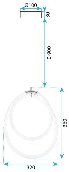LED svijetiljka G021-CP Gold