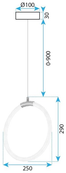 LED svijetiljka G020-CP Gold