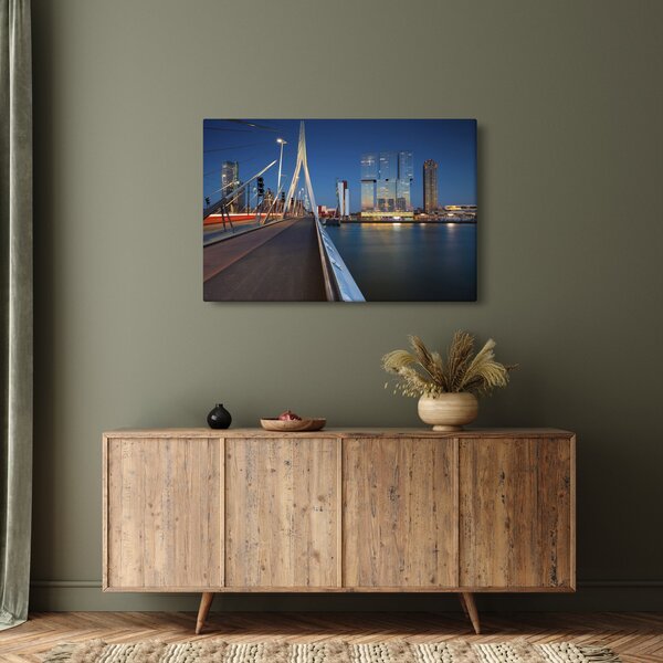Slika - Sumrak u Rotterdamu, Nizozemska (90x60 cm)