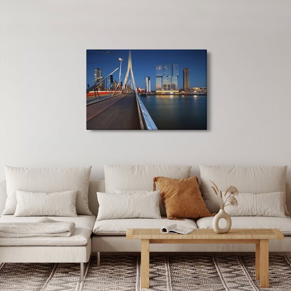 Slika - Sumrak u Rotterdamu, Nizozemska (90x60 cm)