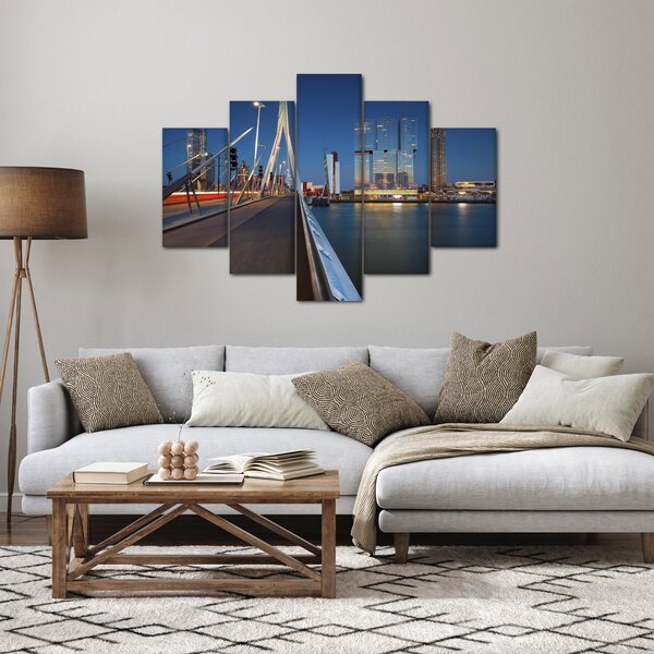 Slika - Sumrak u Rotterdamu, Nizozemska (150x105 cm)