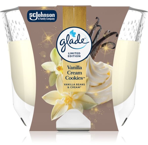 GLADE Vanilla Cream Cookies mirisna svijeća 204 g
