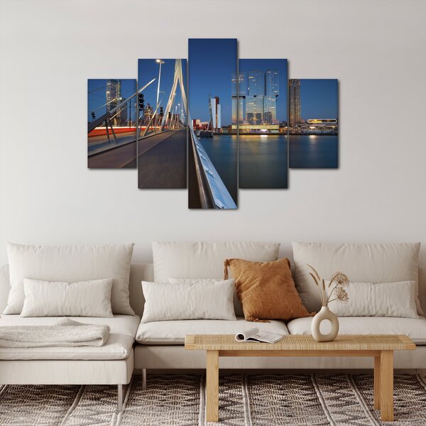 Slika - Sumrak u Rotterdamu, Nizozemska (150x105 cm)