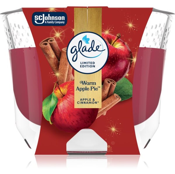 GLADE Warm Apple Pie mirisna svijeća 204 g