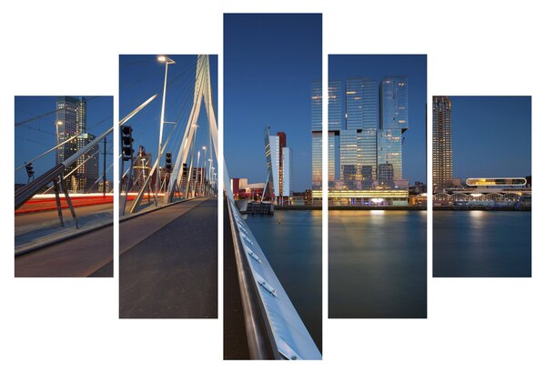 Slika - Sumrak u Rotterdamu, Nizozemska (150x105 cm)