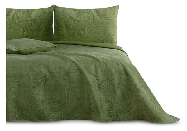 Zeleni prekrivač za bračni krevet 200x220 cm Palsha - AmeliaHome