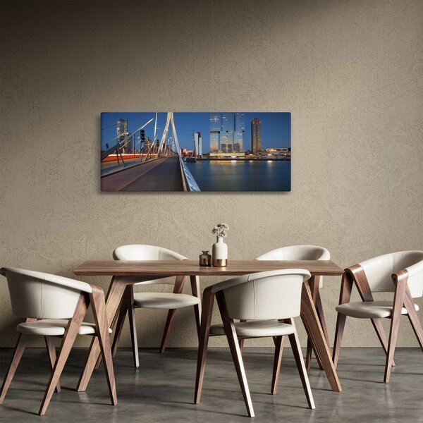 Slika - Sumrak u Rotterdamu, Nizozemska (120x50 cm)
