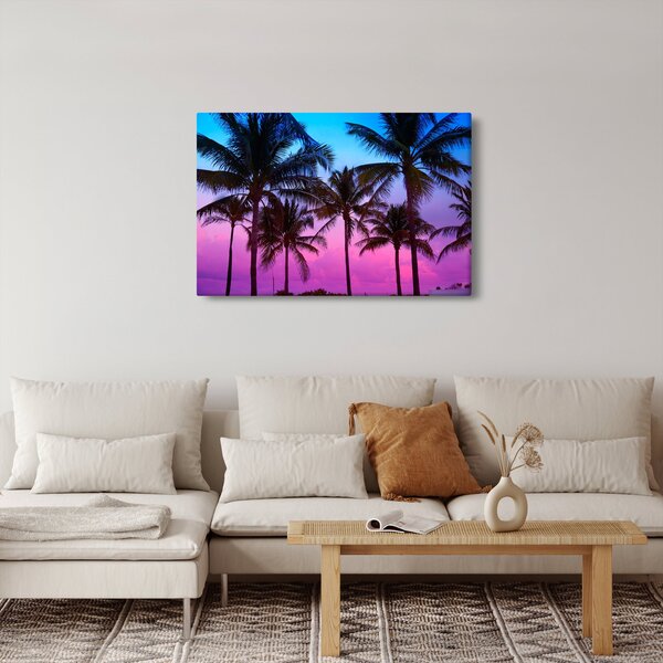 Slika - Palme u Miamiju (90x60 cm)