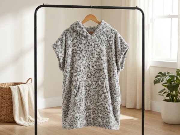 Deka bez rukava LEOPARD, siva