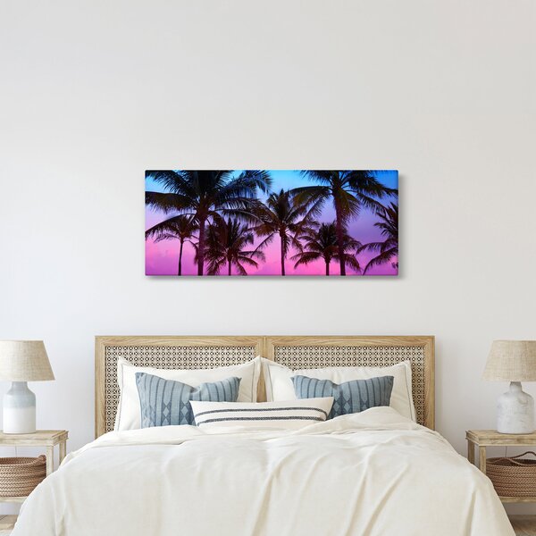Slika - Palme u Miamiju (120x50 cm)