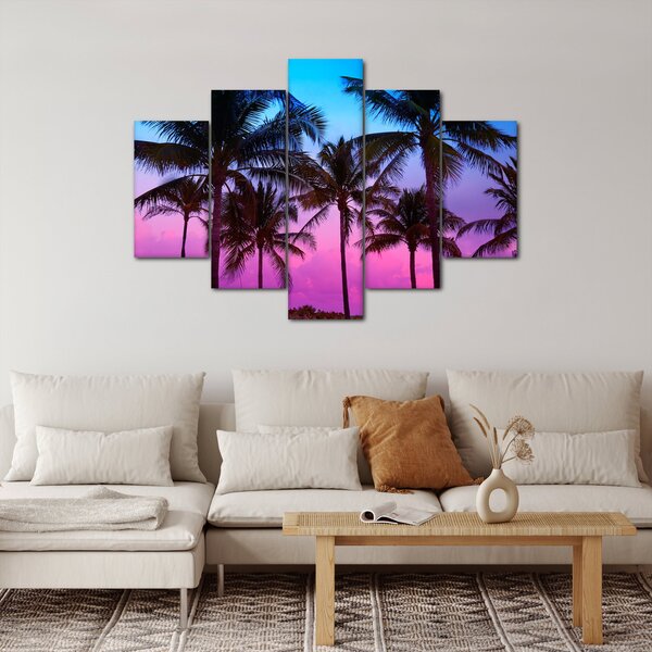 Slika - Palme u Miamiju (150x105 cm)