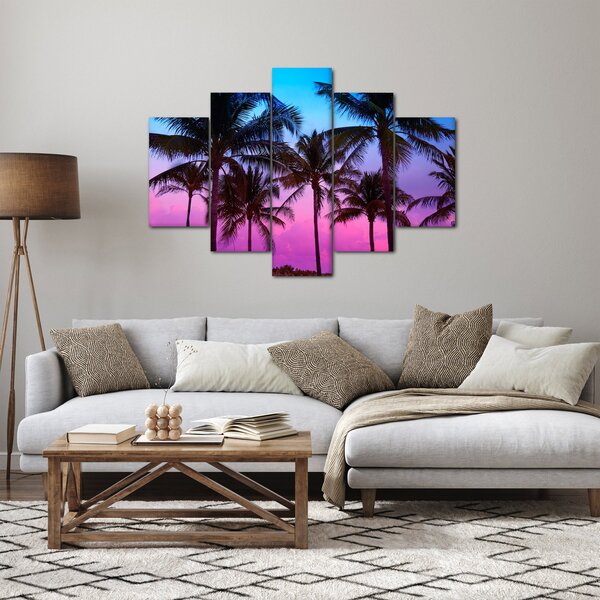 Slika - Palme u Miamiju (150x105 cm)