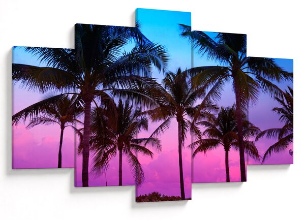 Slika - Palme u Miamiju (150x105 cm)
