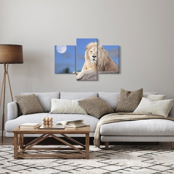 Slika - Bijeli lav (90x60 cm)