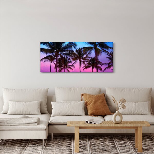 Slika - Palme u Miamiju (120x50 cm)