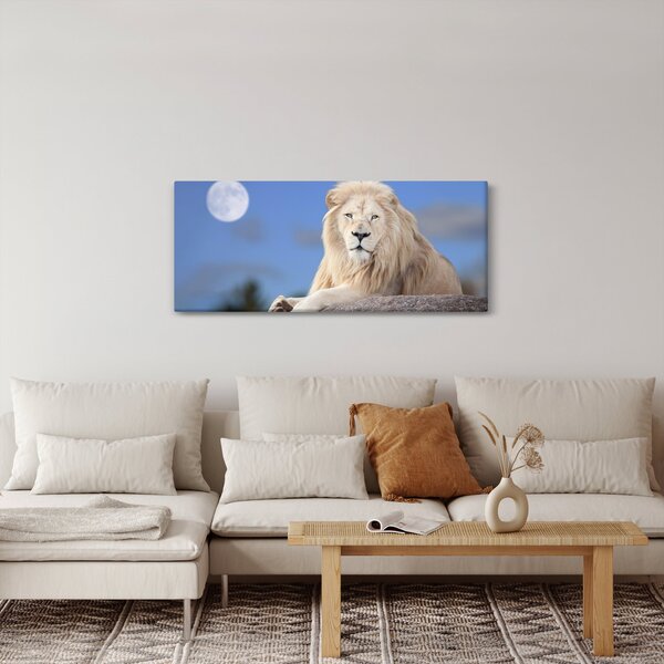 Slika - Bijeli lav (120x50 cm)