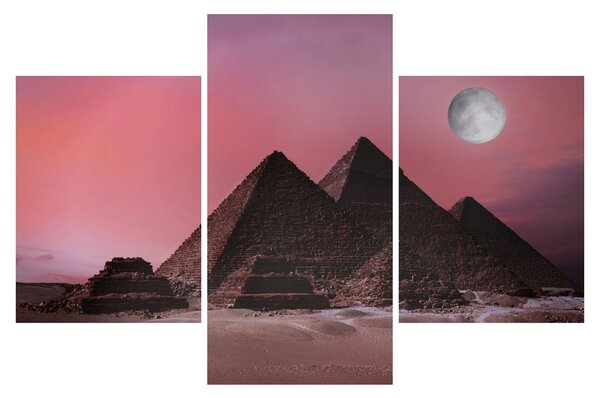 Slika - Piramide u Gizi, Egipat (90x60 cm)