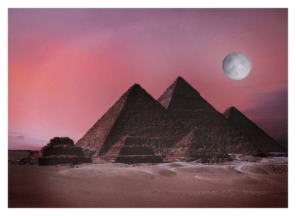 Slika - Piramide u Gizi, Egipat (70x50 cm)