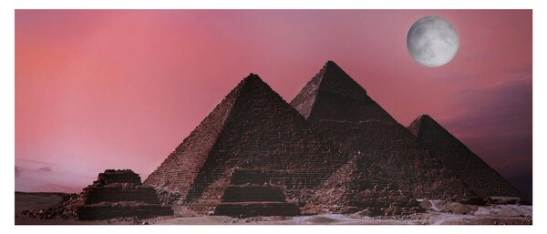 Slika - Piramide u Gizi, Egipat (120x50 cm)