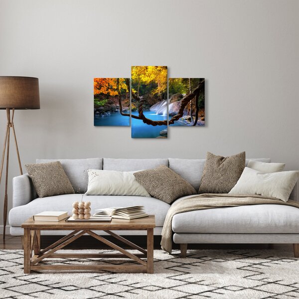 Slika - Slapovi u Aziji (90x60 cm)