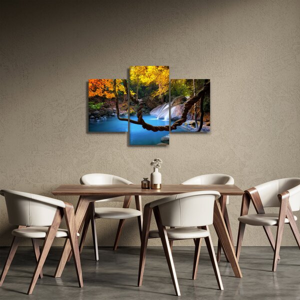 Slika - Slapovi u Aziji (90x60 cm)