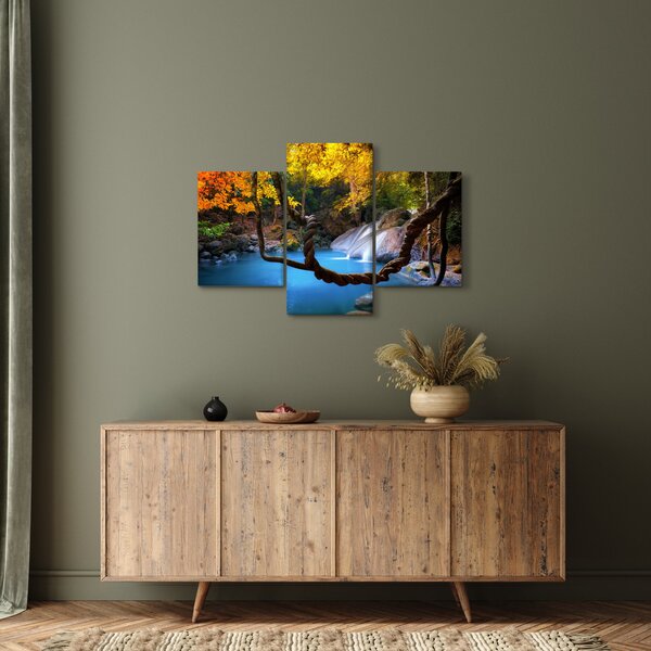 Slika - Slapovi u Aziji (90x60 cm)